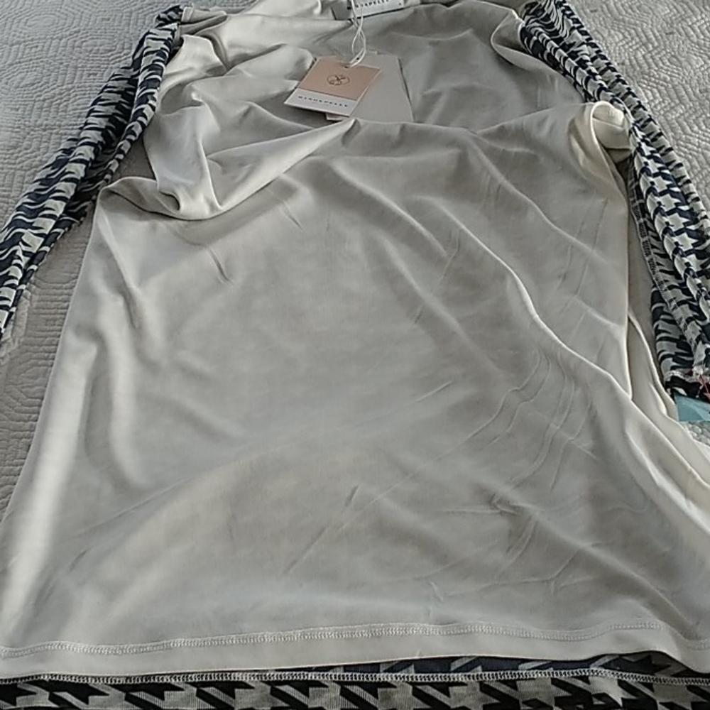 Rhino & Pelle, Black/White Mesh Dress, Sz M - Picture 10 of 12